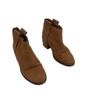 Made in Spain Women's Brown Leather Booties Size 6